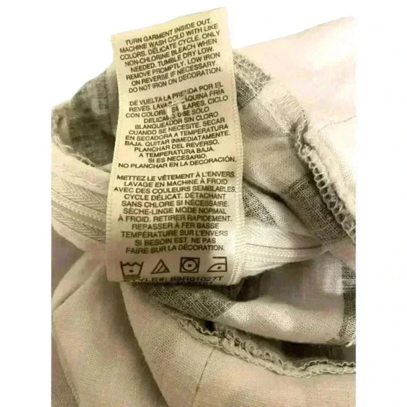 C&c CALIFORNIA Olive Green/ White STRIPED JUMPSUIT  Small Size - Picture 3 of 7